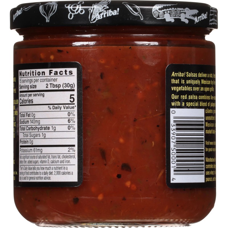 Arriba! Arriba Salsa Red Medium 16 oz (Pack of 6)