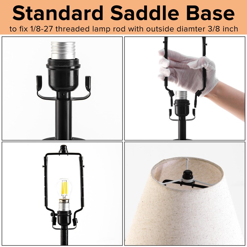 GO&SO 7 8 9 10 inch Adjustable Lamp Harp Holder