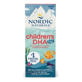 Dha Omega 3 Aceite para Niños Nordics Natural Frasco Frambuesa 60ml