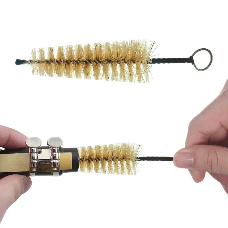 Saxophone Cleaning Kit with Case for Alto/Tenor Saxophone Clarinet Flute,
