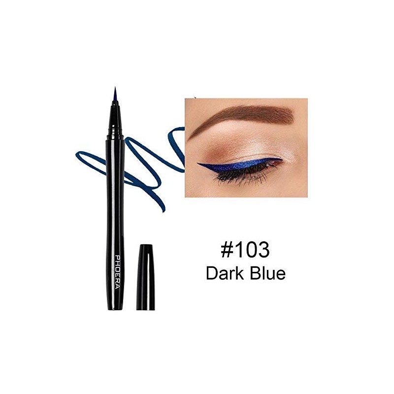 AQUAPURITY PHOERA® WATERPROOF LIQUID EYELINER PEN BROWN BLACK AND 4