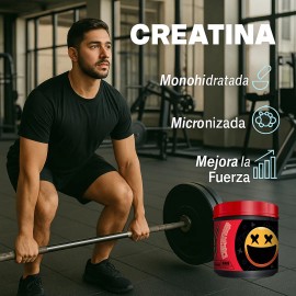 Creatina Monohidratada 500g Smile Labz Alta Pureza Sin Sabor