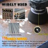 HONGUIS 3 Inch Grinding Stone Wheel for Metal,50 Grit Aluminum