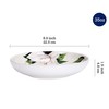 Bico Magnolia Floral Ceramic 35oz Dinner Bowls, Set of 4,