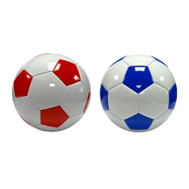 OnlineStreet - 5 Size Classic/Deluxe Design Soccer Colourful Footballs - Lightweight Football for All Ages - Attractive Assorted Colours | Indoor/Outdoor Sports (Deluxe - Pk 2)