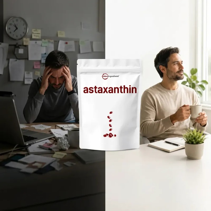 Astaxantina 12mg 120 Cápsulas Blandas Antioxidante Sin Sabor
