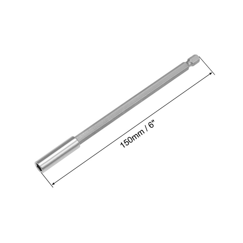 sourcing map 5 Pcs 1/4 Inch Hex Shank by 6
