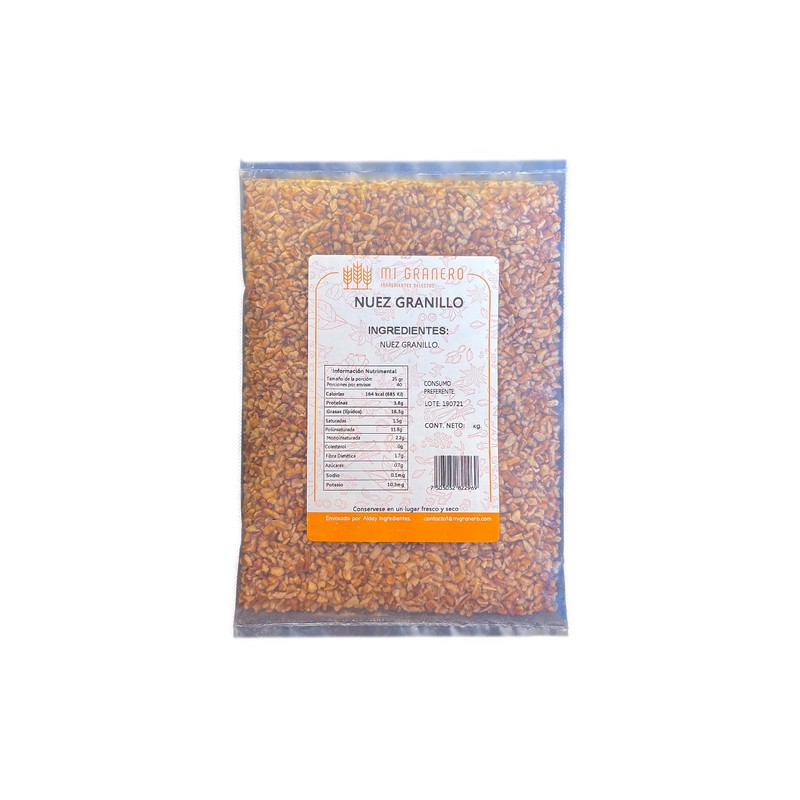 Nuez Pecana Granillo 1Kg Premium Saludable