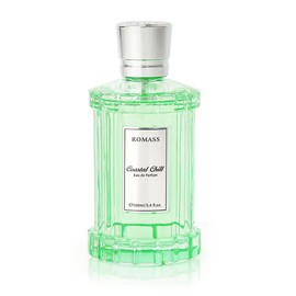 ROMASS Coastal Chill Eau de Parfum 8+hours Unisex Fragrance with Frosted Bergamot, Tidepool Moss & Sun-Bleached Ambergris | 3.4oz/100ml