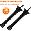 Chumia 36 Pieces Spring Door Stopper with Rubber Bumper Flexible