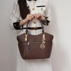 MKF Collection Tote Satchel Handbag for Women: PU Leather Shoulder