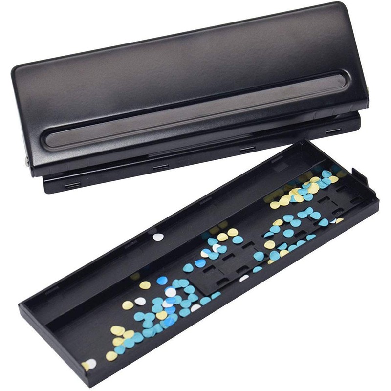 Mollytek 6 Hole Punch, Notebook, Movable, Hole Punch, 6 Holes,
