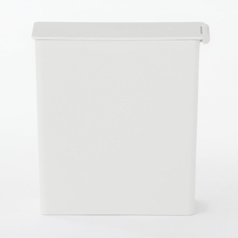 MUJI MAB04A6S Polypropylene Trash Can, Square Shape, Mini (Approx. 0.9