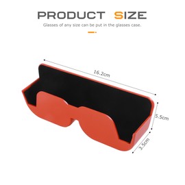 Flaconi Car Sunglass Holder,Sunglass Holder for Car,Sunglasses Holder for Car,Car Sunglasses Holder,Glasses Car Holder,Sunglasses Holder for Car Dashboard,Suitable for Most Cars,SUVs,RVs (Red)