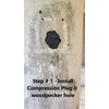 EIFS Stucco Woodpecker Damage Repair Kit