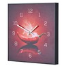 levandeo Wall Clock 30 x 30 cm PVC Frame Black