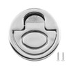ZONADAH 2 Inches Round Spring Loaded Flush Lifting Ring Boat