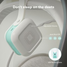 Frida Baby 2-in-1 Portable Sound Machine for Baby + Nightlight | White Noise Sound Machine for Baby with 5 Soothing Sounds & 3 Nightlight Modes | Travel Sound Machine Attaches to Strollers, Car Seats