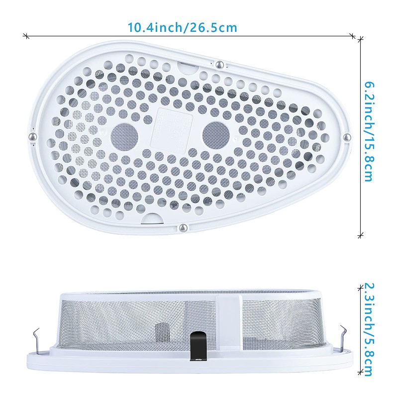 The Replacement Lint Filter and Case Cover, W10828351 Lint Trap