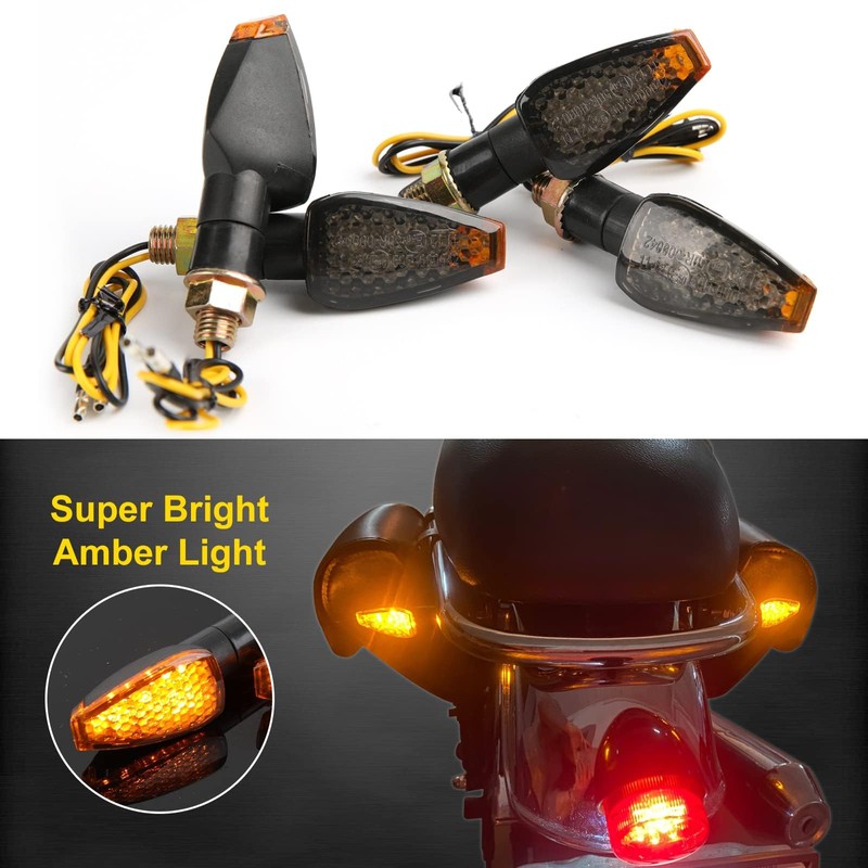 Blinker Motorrad E Geprüft Universal 14 LED Blinker E24 lauflichter