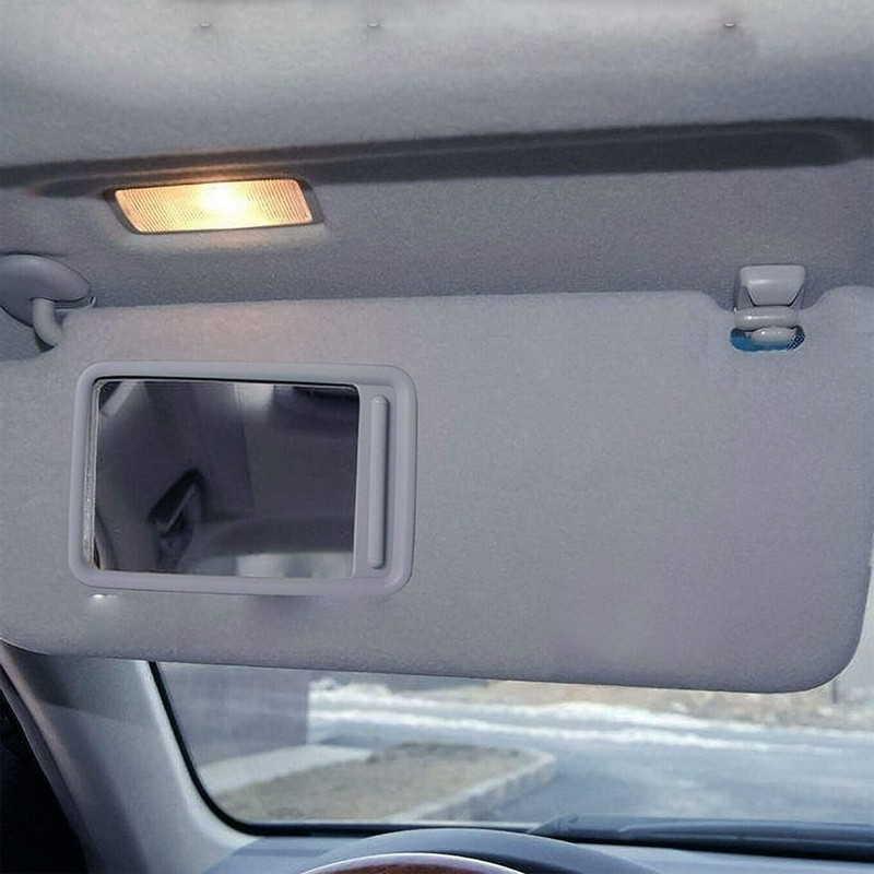 Dasbecan Front Left Driver Side Sun Visor with Vanity Light