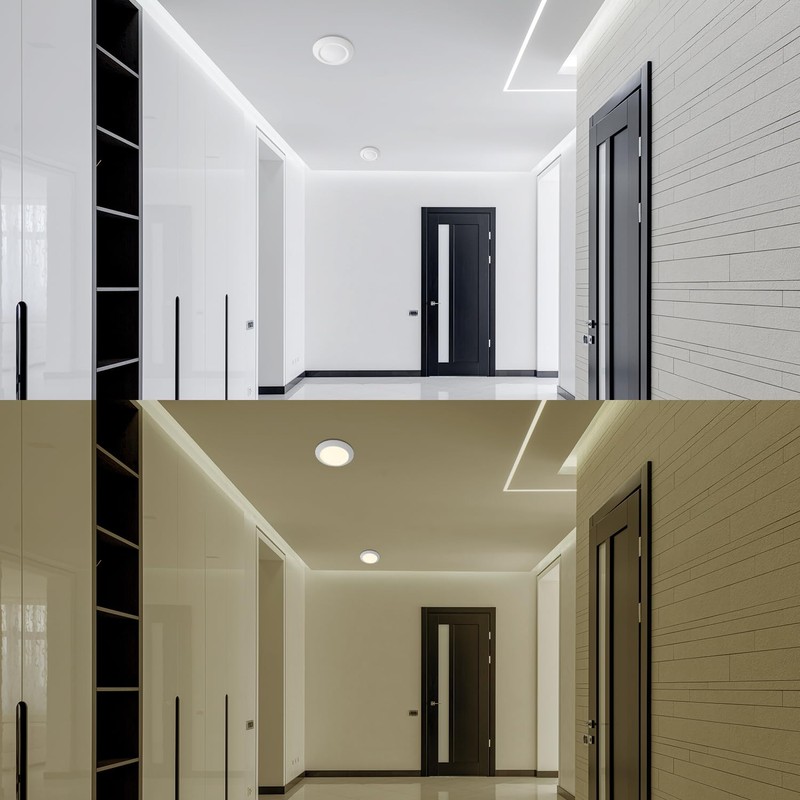 GREENLUX 7.5” Flush Mount Disk Light Suit for 4" J-Box,