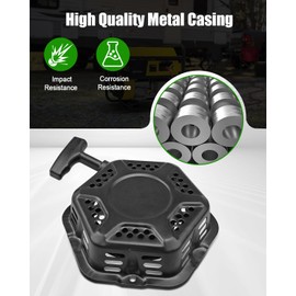 ULZOZN Recoil Starter Assembly Fit for Champion 2000W 3500W 3800W 196cc 212cc 224cc Generator and Power Equipment Replace 100156547-001, Recoil Pull Start Assembly