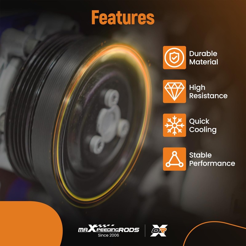 maXpeedingrods AC Compressor Clutch Kit for Ram 1500 5.7L 2014-2019,