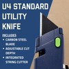 AccuTec Pro Safety U4 Standard Utility Knife - Pocket-Sized Cutting