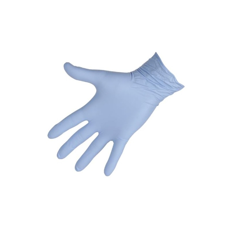 Kerbl Nitrile Top Pro, Size L, Blue, Disposable Hands, Pack