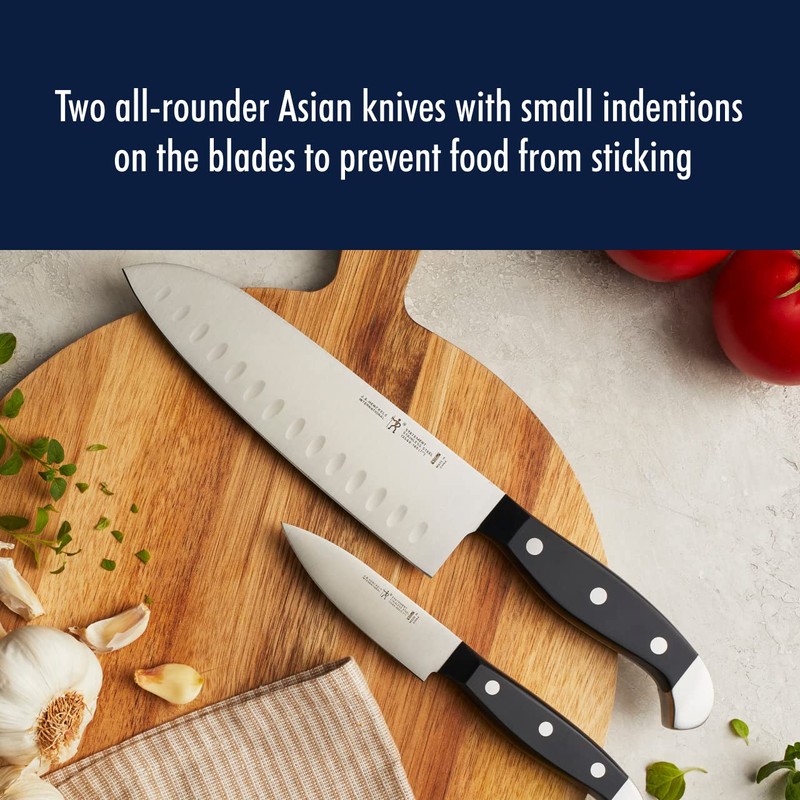 HENCKELS Statement Razor-Sharp 2-pc Knife Set, Santoku Knife 7 Inch,