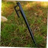 Outanaya 4pcs Iron Tent Pegs Ground Stakes for Camping Beach