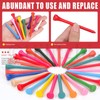 Hilitchi 180Pcs 4Sizes Golf Tees Wooden Professional Golf Tees 1-21/32"