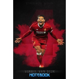 Notebook : Virgil van Dijk Notebook 100 Pages Collage Lined Pages Thankgiving Notebook Journal Gift Idea For Students, Teens, Boy and Girl #724