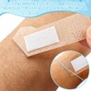 Funtery 100 Pcs Silicone Bandages Assorted Sizes Sensitive Skin, Painless