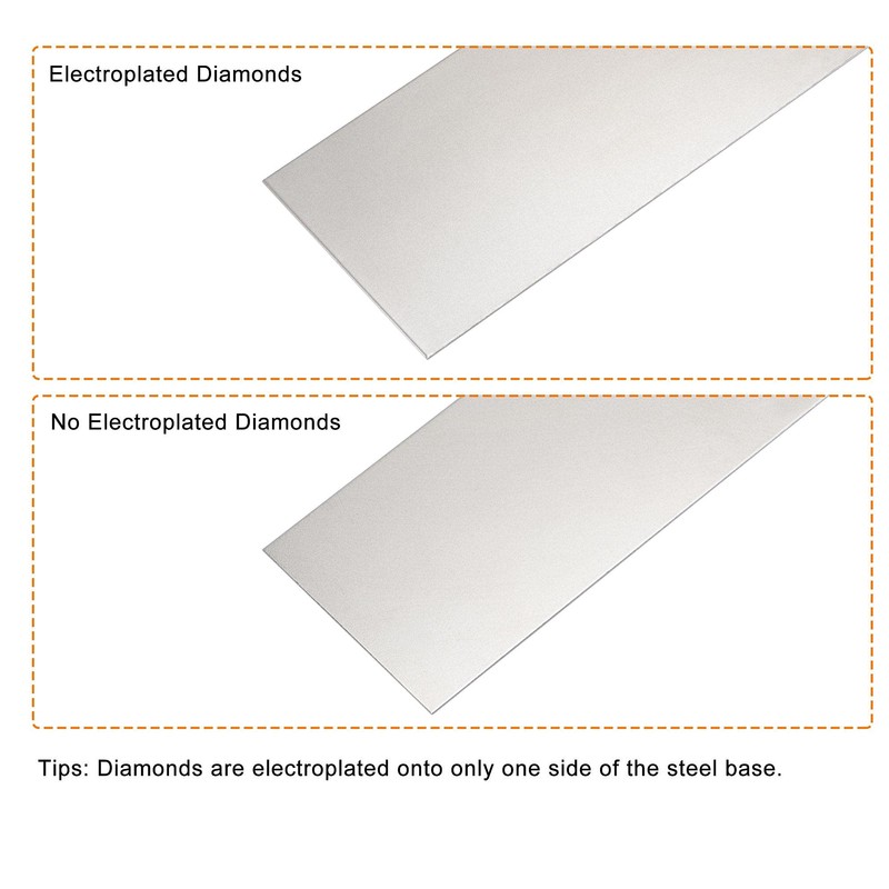 sourcing map Diamond Whetstone Sharpening Stone, 170mm x 75mm 3000