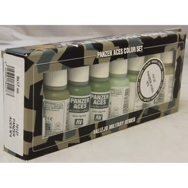 Vallejo 070127 Farbset, Set 4 - Panzer - Uniformen II, 8x17 ml