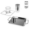bremermann Chicken Roaster with Aroma Container Stainless Steel Approx. 24.5