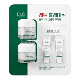 Dr.G Red Blemish Clear Soothing Cream 50ml x 2 + 10ml x 2 each / 닥터지 레드 블레미쉬 클리어 수딩 크림 50ml x 2개 + 10ml x 2개 1개