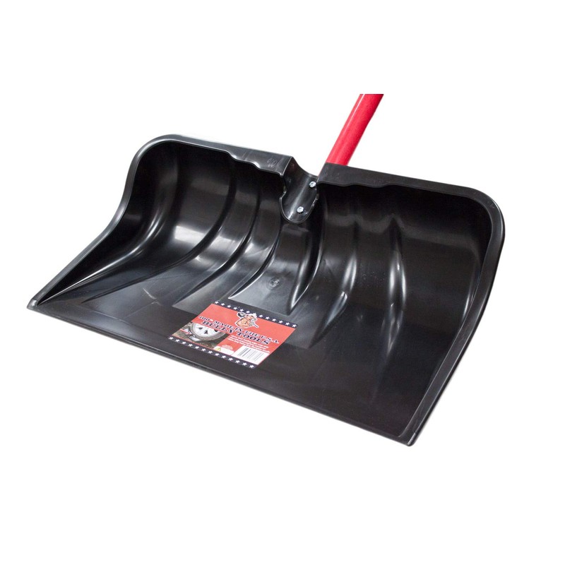 Bully Tools Snow Shovel with Fiberglass D-Grip – Heavy Duty