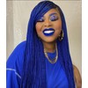 Royal Blue Braiding Hair Extensions Blue Braids Crochet Twist Hair