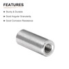 DTGN 5pcs M6x25mm(DxL) Round Coupling Nuts for Machine Connecting 304
