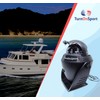 TurnOnSport Boat Compass Dash Mount Flush - Boating Compass Dashboard