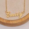 18k Gold Plated Nicole Name Necklace Heart Charm Pendant Stainless