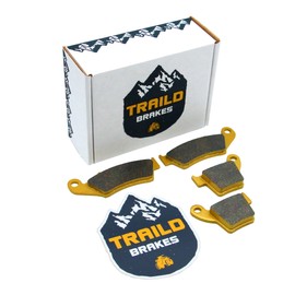 Traild Ceramic Brake Pad Set for Honda CR125/CR250/CRF250/CRF300/CRF450 2002-2026 Front & Rear