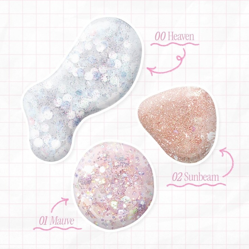 Dear.A Glitter Eyeshadow Glitter Shadow 1.4g Korean Cosmetics (02 Sunbeam)