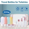 DIYJEP 25 Pcs Travel Bottles for Toiletries, 60 ML Travel