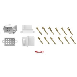 911 Emergency Supply 295SL100 Whelen 12 Pin Cable Power Accessory Connector Wire Choose Length - No Wire - Plug & Pins Only