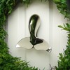 Humpback Whale Tail Door Knocker - Nickel (Premium Size)