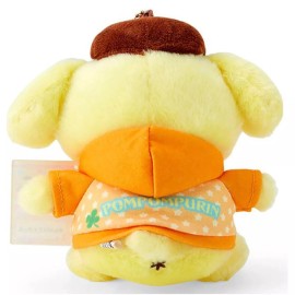 Sanrio Original Pompompurin Mascot 5 Inch Plush Keychain NEW